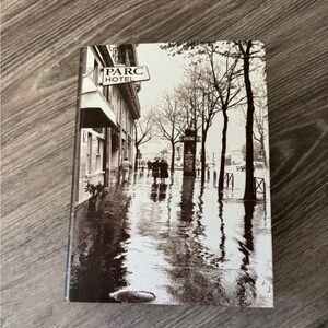 Black and White Paris Street Scene decorative box